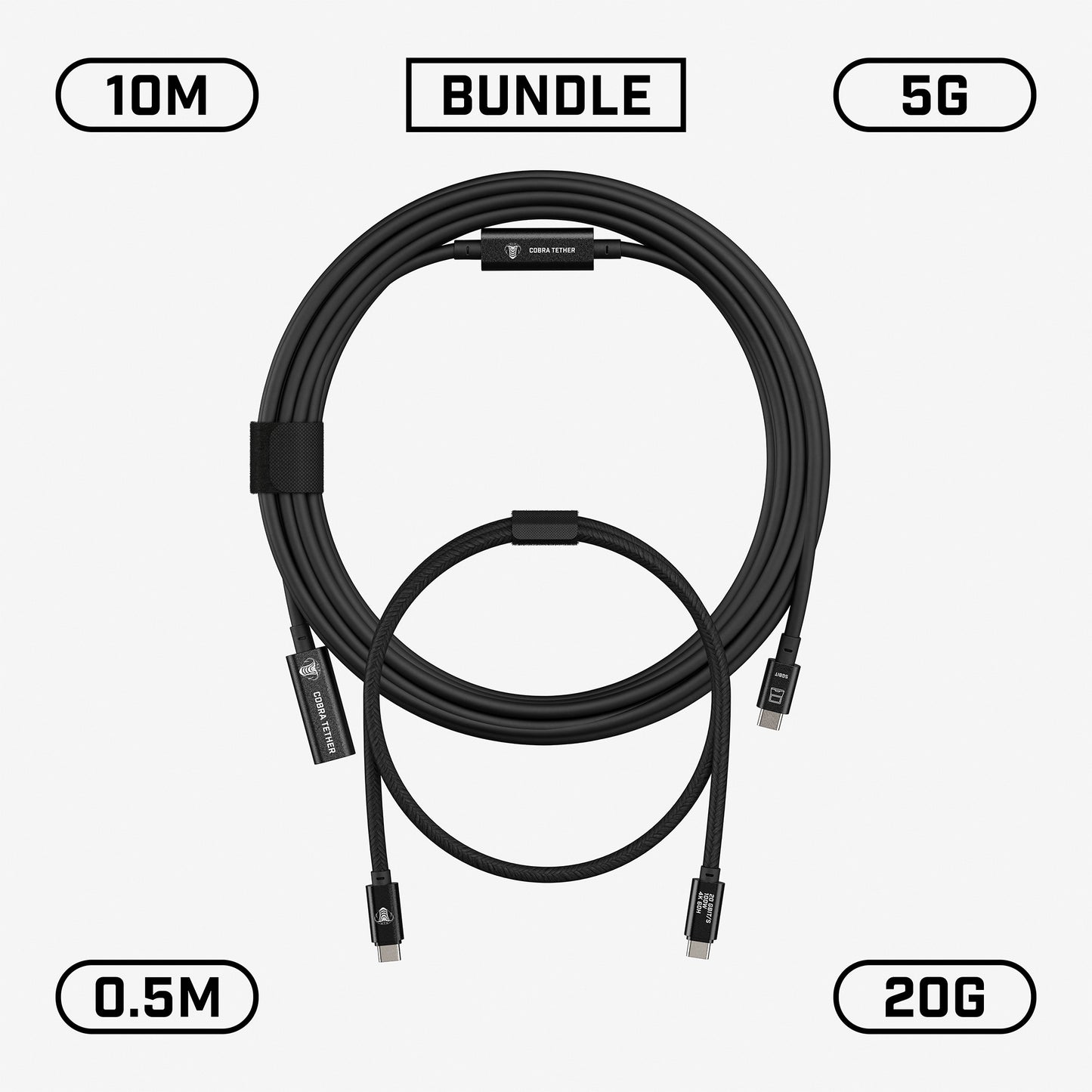 Pig Tail Bundle - 10M5G + 50CM20G