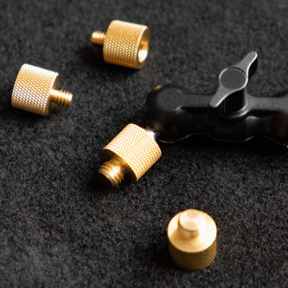 1/4"-20 to 3/8"-16 Screw Adapter (2x)