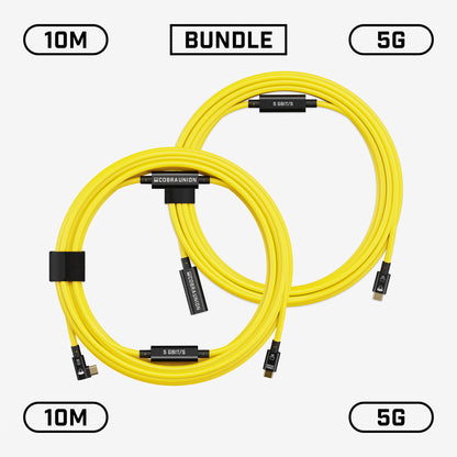 Max Reach Bundle 20M 5G - Yellow Angled