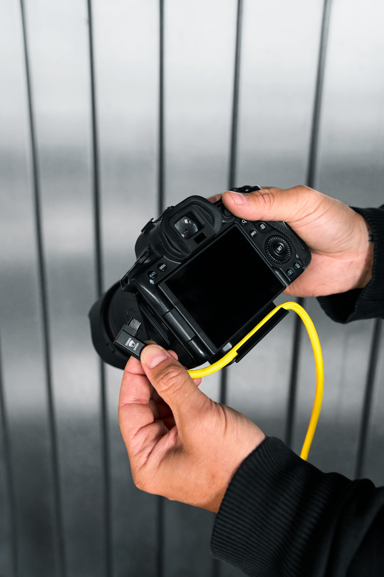 USB-C Cable 0,5M 40G - Yellow Angled