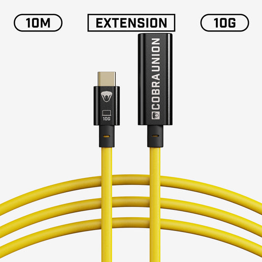 USB-C Extension Cable - 10M 10G - Yellow