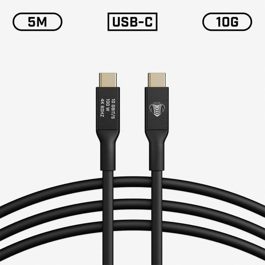 USB-C Tether Cable - 5M 10G/20G Straight