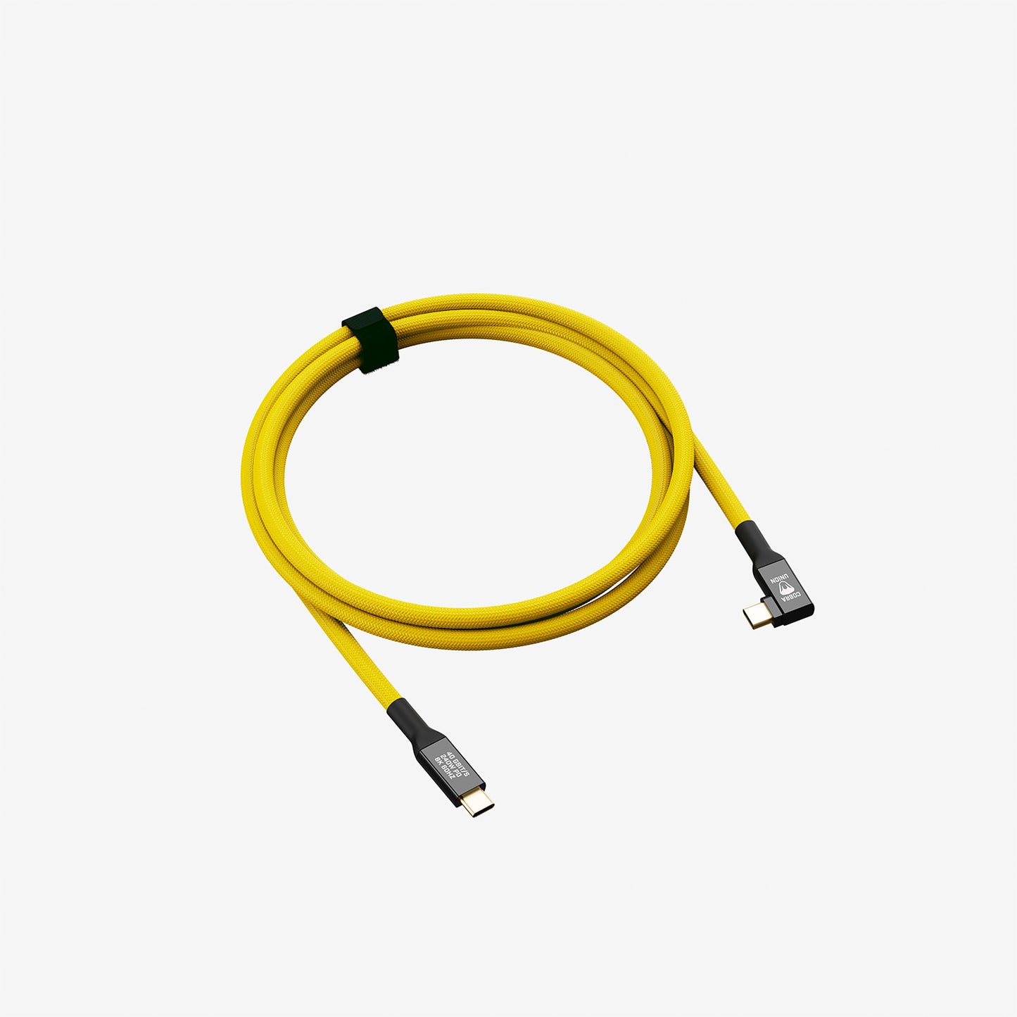 USB-C Cable 1,2M 40G - Yellow Angled
