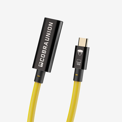 Max Reach Bundle 15M 10G - Yellow Angled