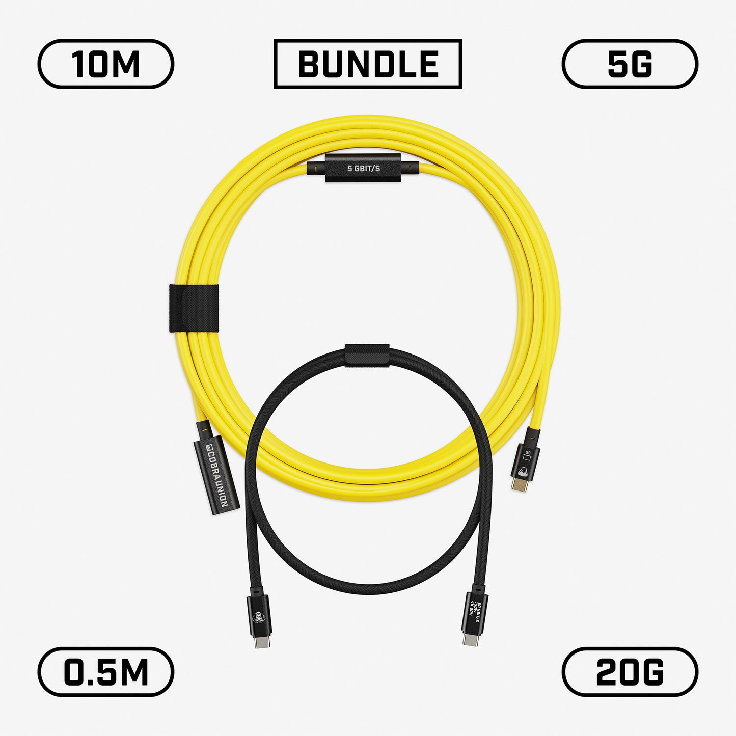 Pig Tail Bundle - 10M5G + 50CM20G