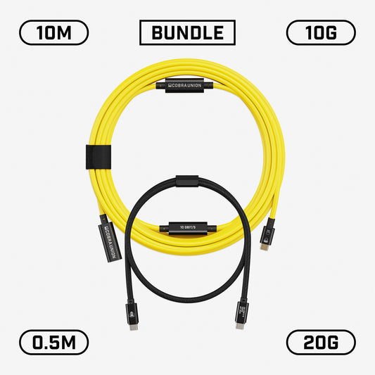 Pig Tail Bundle - 10M10G + 50CM20G