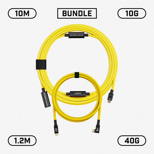 Pig Tail Bundle - 10M10G + 1.2M40G