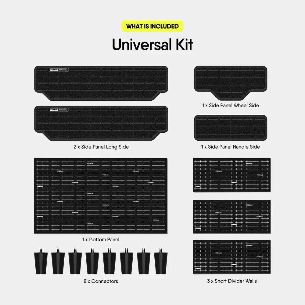 GRID DIVIDE Carry-On Universal Kit
